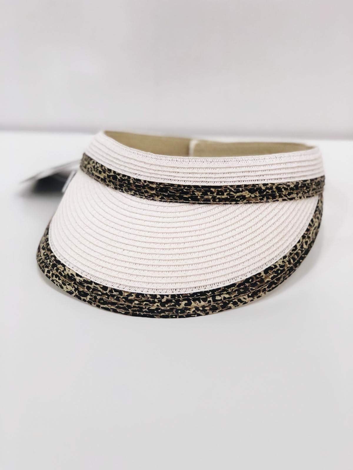 'Take a walk on the Wild Side' Animal Print Visor Hat